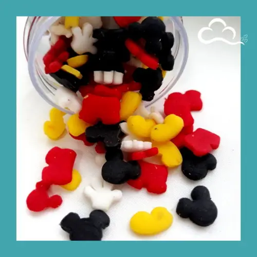 Mini Apliques para doces Mickey 25g
