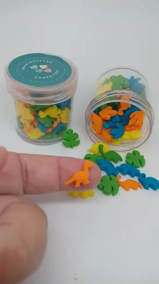 Mini Confeitos de Açúcar Dinossauros