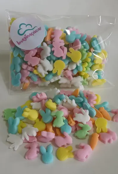 Mini Confeitos de Açúcar Páscoa