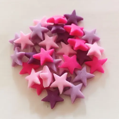 Mini Confeitos Estrelas para Doces