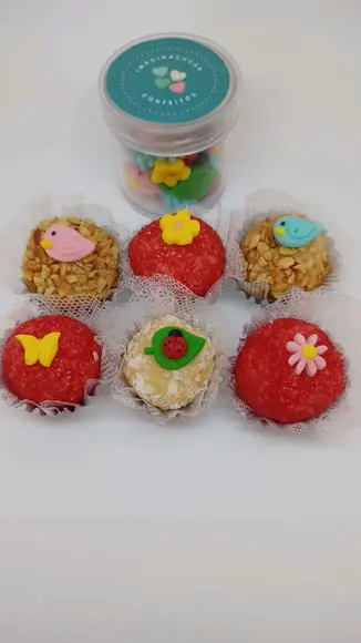 Mini Confeitos para Doces Jardim Encantado 25g