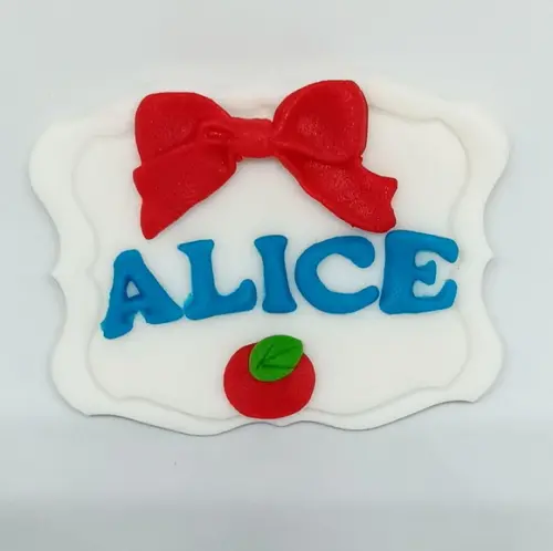 Placa de Açúcar para Mini Bolos