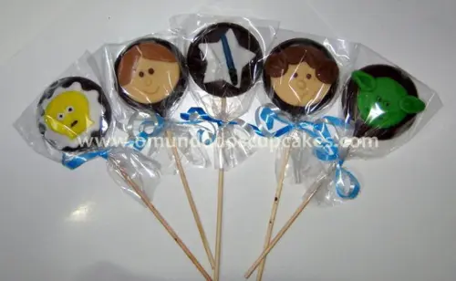 Modelagens para pirulitos Star Wars