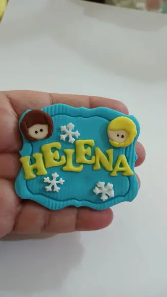 Placa de Açúcar para Mini Bolos