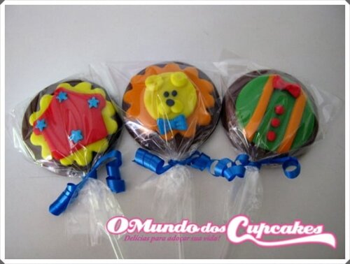 Confeitos de Açúcar 5cm Circo