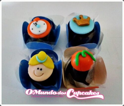 Confeitos de açúcar 3cm Cinderela