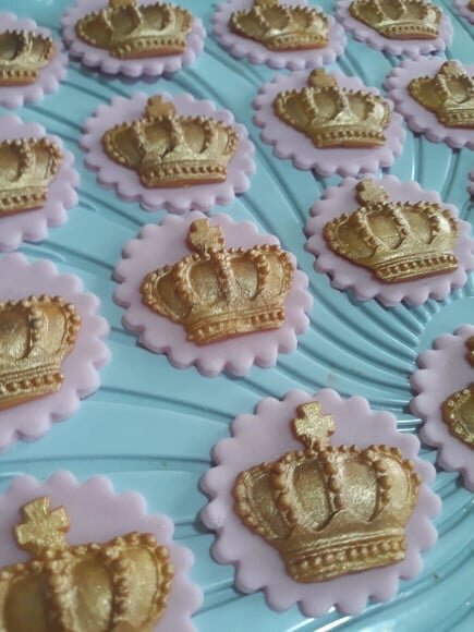 Confeitos de Açúcar 5cm Princesa Realeza