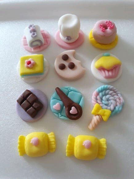 Confeitos de açúcar 3cm Confeitaria