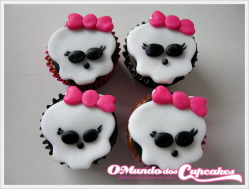Confeitos de Açúcar 4cm Monster High