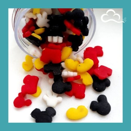 Mix 40 Mini Confeitos de Açúcar Mickey