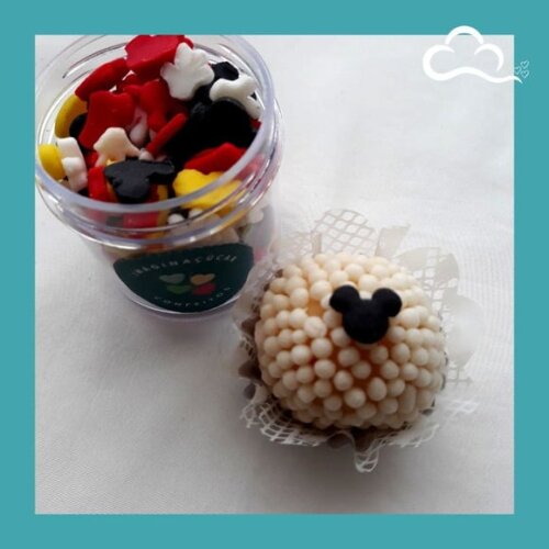 Mix 40 Mini Confeitos de Açúcar Mickey