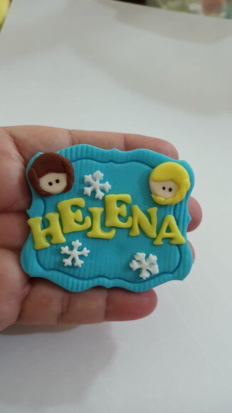 Placa de Açúcar 5x7cm para Mini Bolos