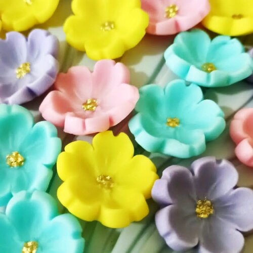Mix 24 Flores de Açúcar Cerejeiras