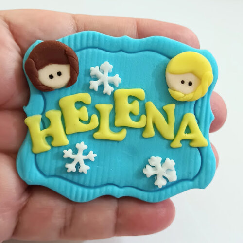 Placa de Açúcar 5x7cm para Mini Bolos
