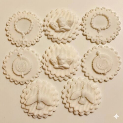 Confeitos de Açúcar 6cm Batizado