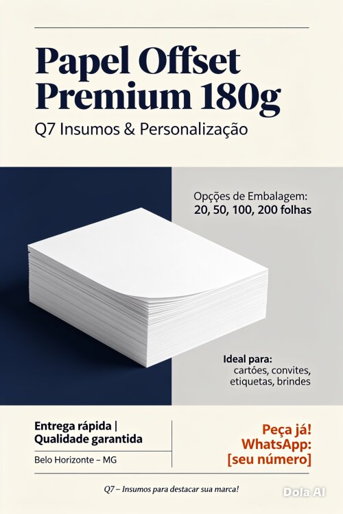 Papel Offset 180g – Q7