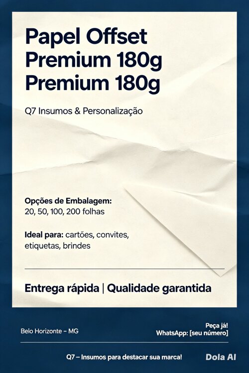 Papel Offset 180g – Q7