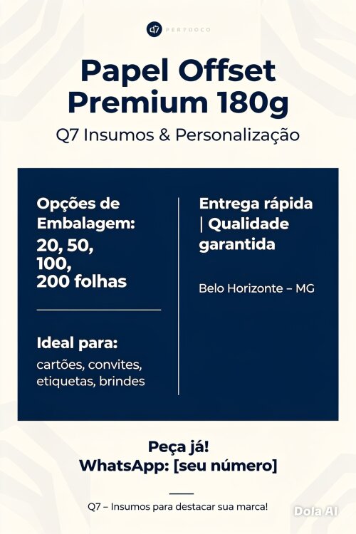Papel Offset 180g – Q7