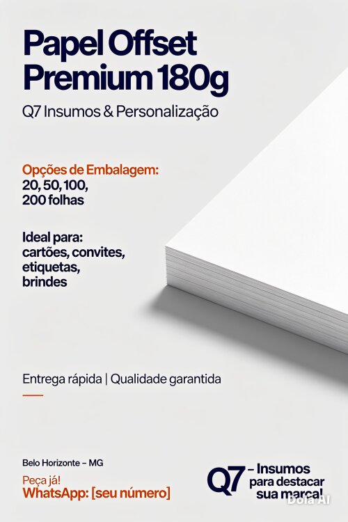 Papel Offset 180g – Q7