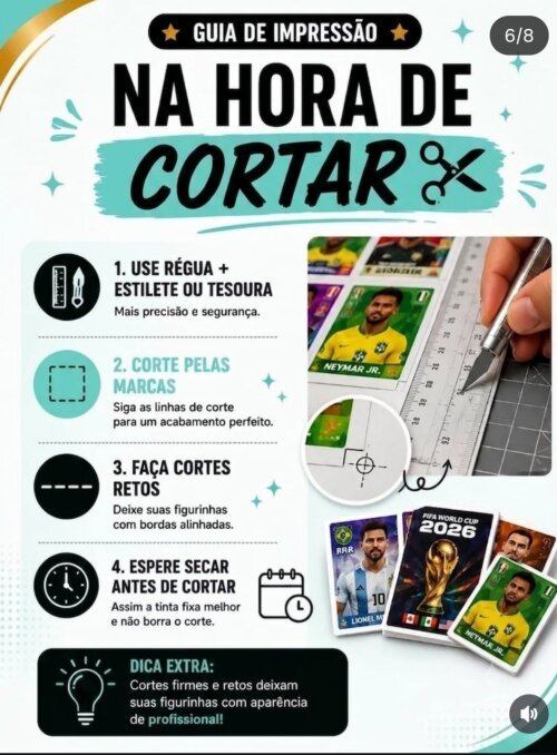 COPA! ALBUM DA COPA 2026 - PDF PARA IMPRIMIR 980 FIFURINHAS COMPLETO