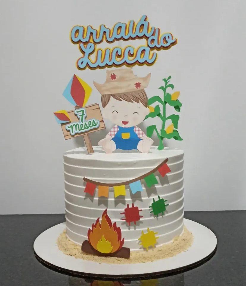 Arquivo topo de bolo Arraiá