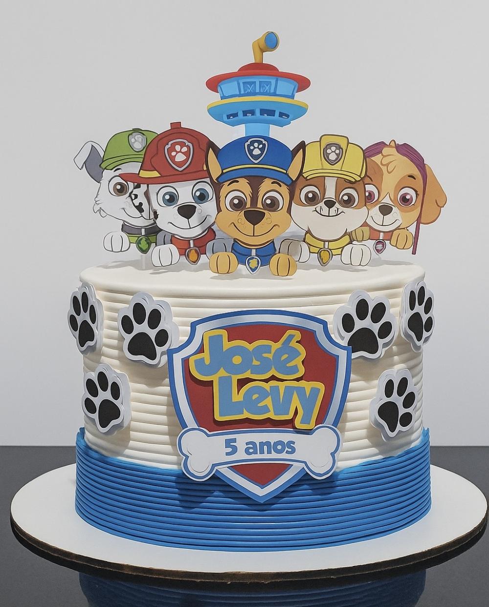 Arquivo topo de bolo Patrulha Canina