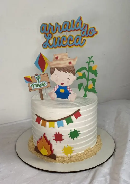 Arquivo topo de bolo Arraiá