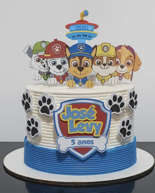 Arquivo topo de bolo Patrulha Canina