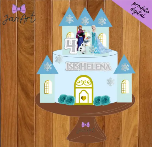 Arquivo Digital de Corte – Frozen em Camadas