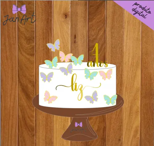 Arquivo Digital – Borboletas Laminadas Candy Color