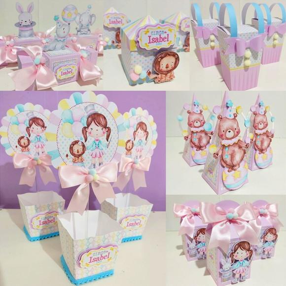 Arquivo de corte Circo Aquarelado em studio