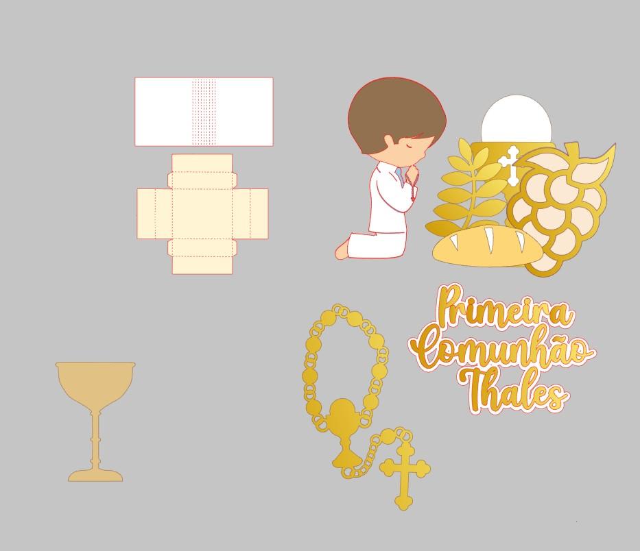 Arquivo Topo de Bolo Menino Primeira Eucaristia Joelhos
