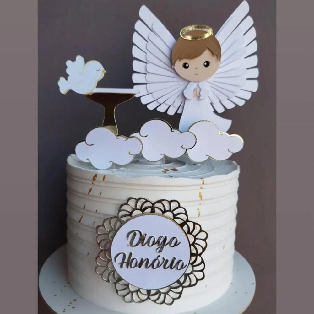 Arquivo Topo de Bolo batizado anjinho