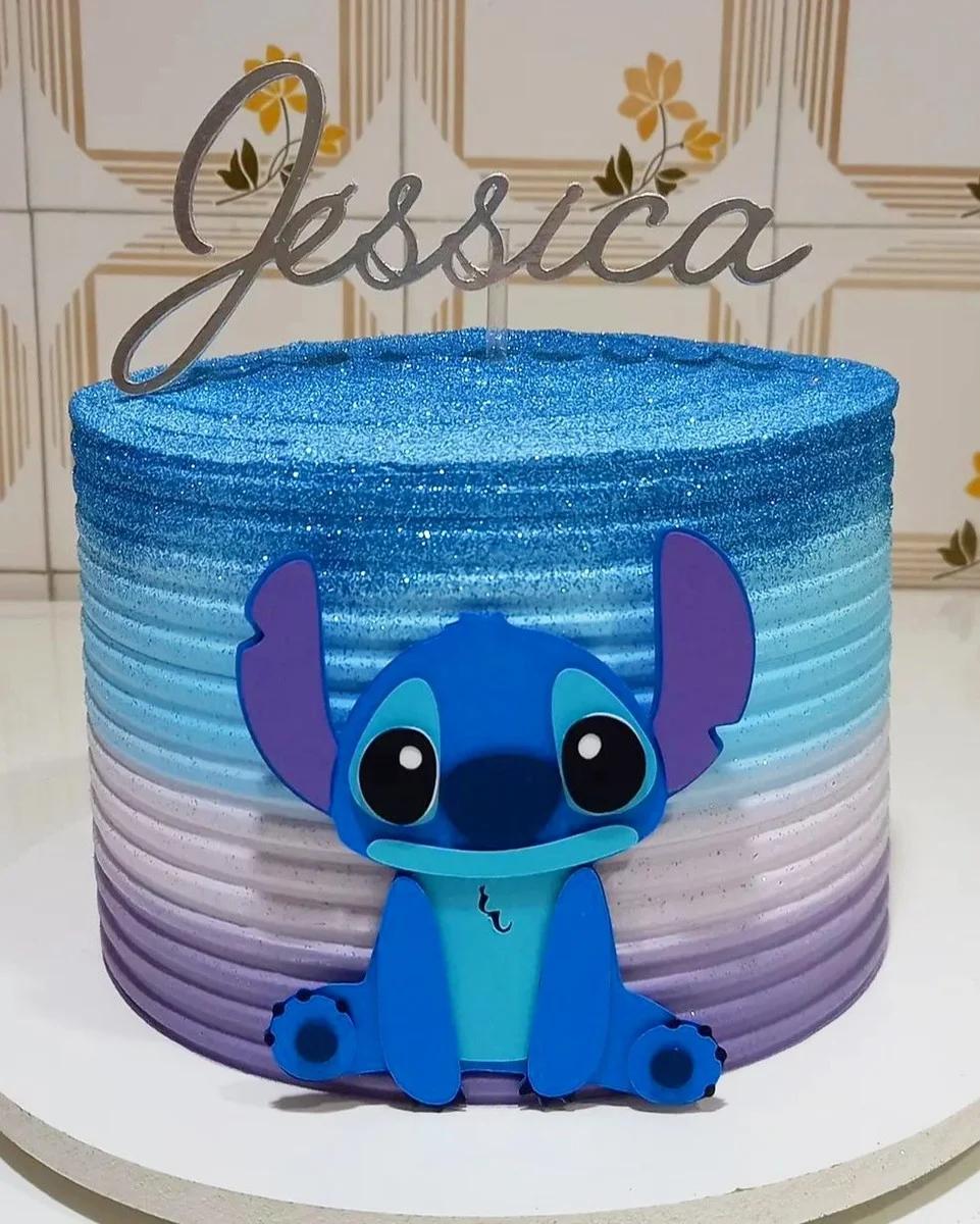 Arquivo de corte Topo de Bolo Stitch Camadas