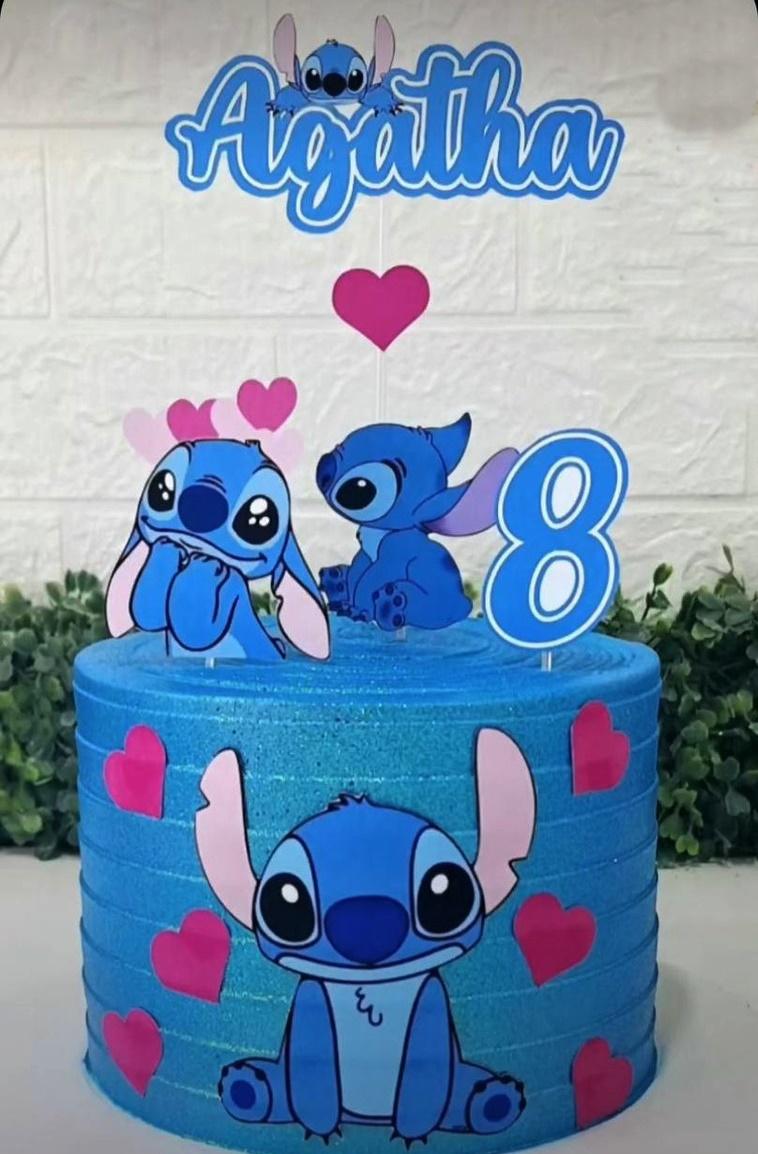 Arquivo de corte Topo de Bolo Love Stitch