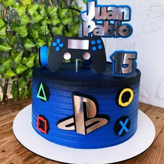 Arquivo de Corte Topo para bolo Playtation