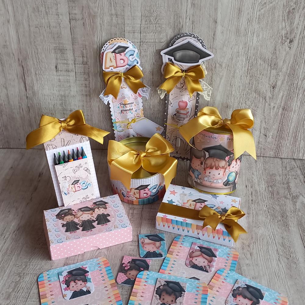 Arquivo de corte caixas formatura abc