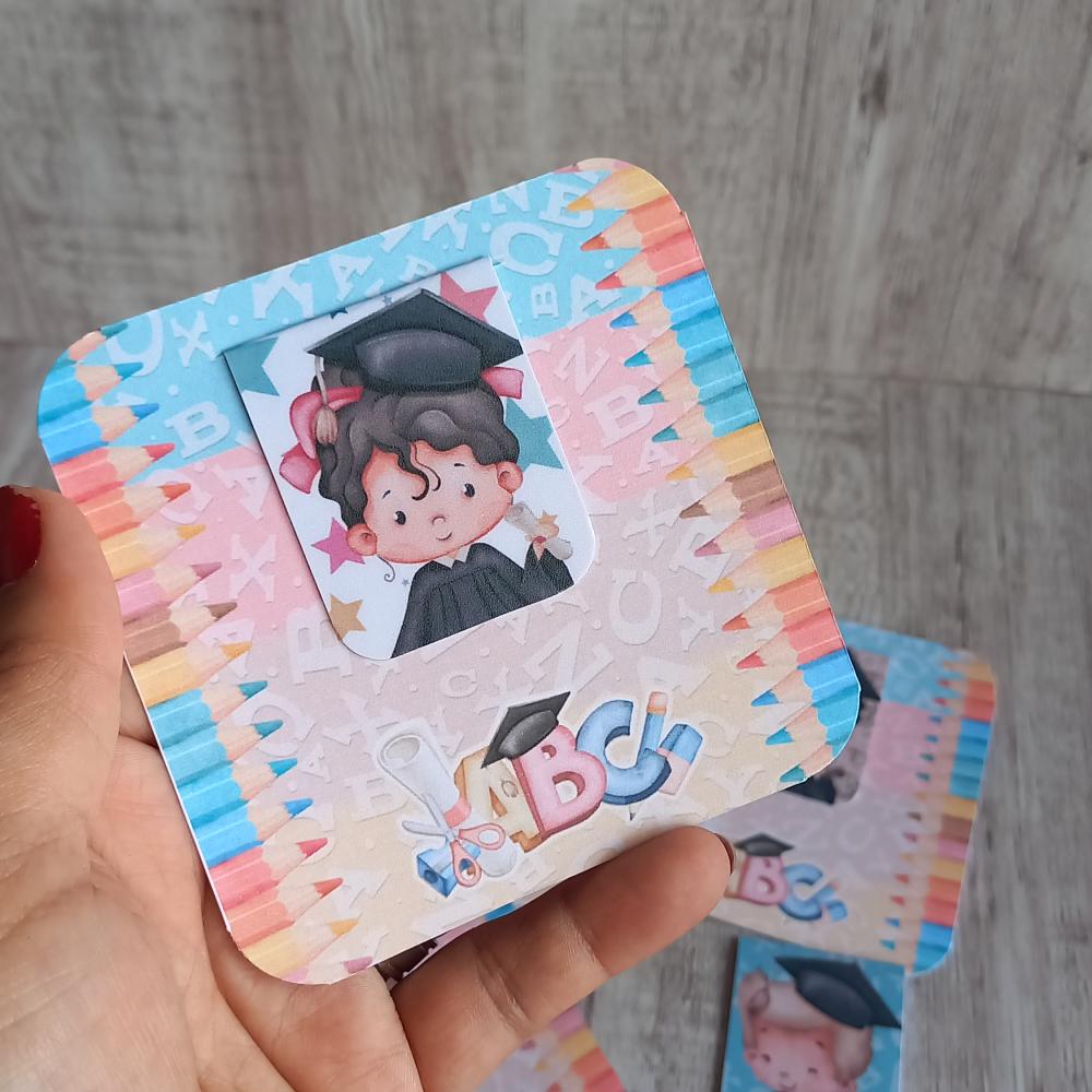 Arquivo de corte caixas formatura abc