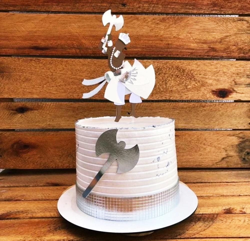 Arquivo de Corte Topo de Bolo Orixá Xangó