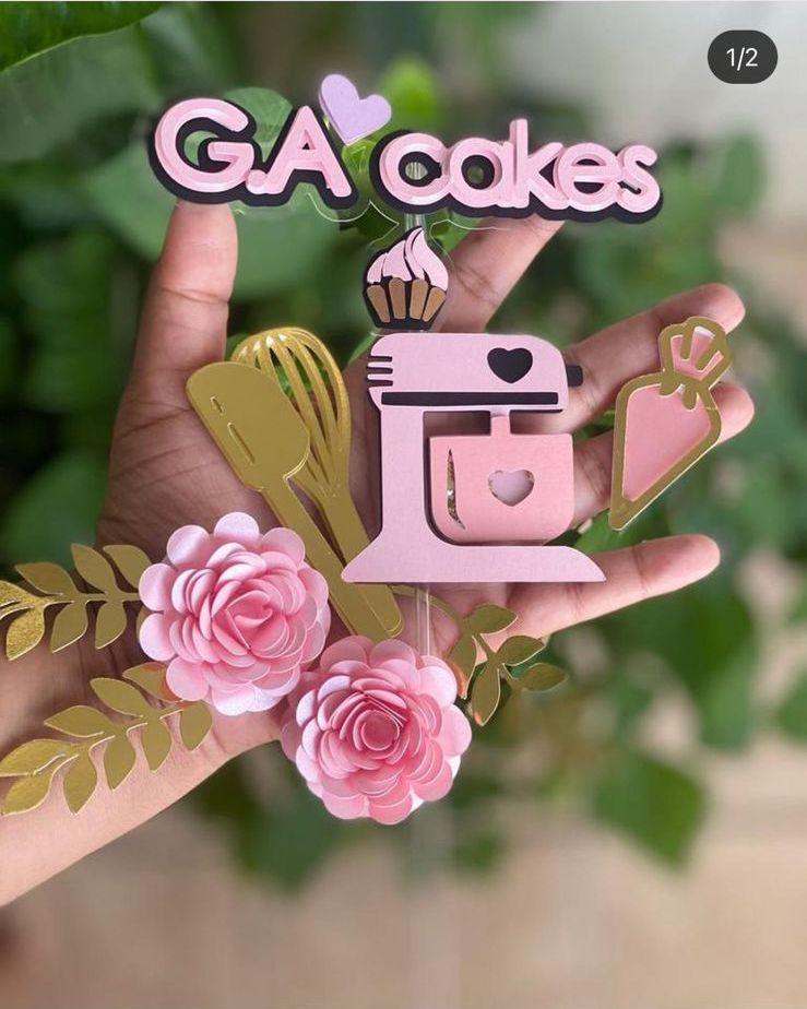 Arquivo de Corte Topo de bolo confeitaria