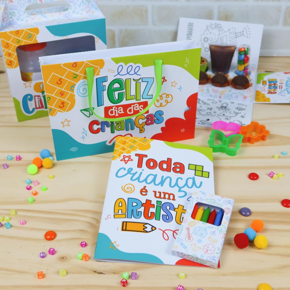 Arquivo de Corte Sacola Dia das Crianças