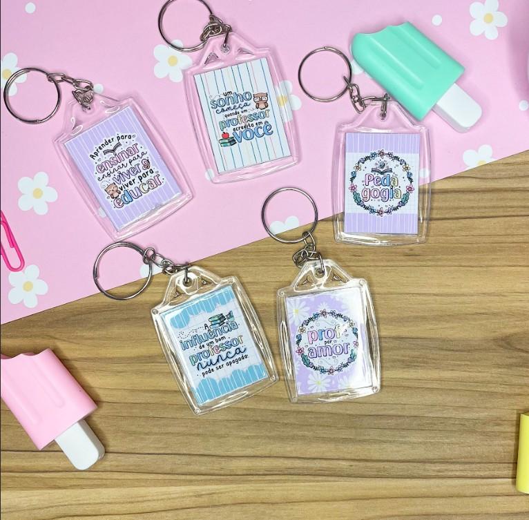 Arquivo de Corte Chaveiro com caixinha Dia dos Professores