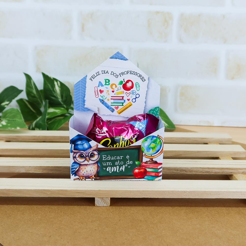 Arquivo de Corte caixa sabonete dia dos Professores