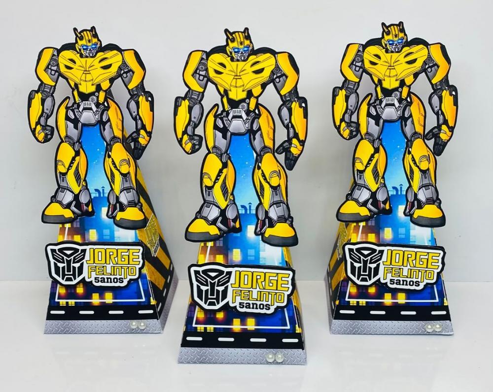 Arquivo de Corte caixa pirâmide transformes