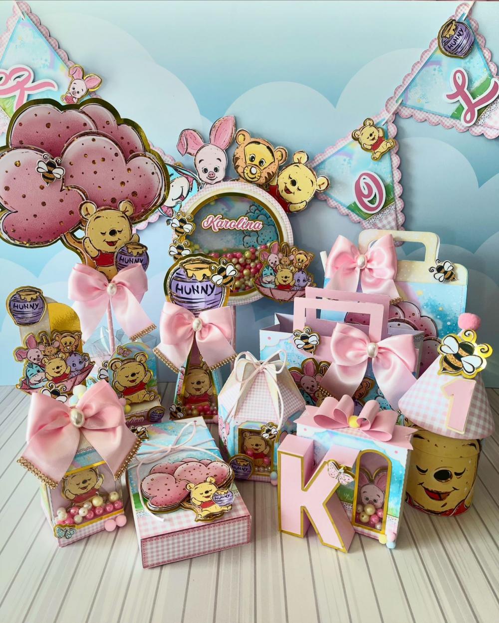 Arquivo de Corte kit ursinho pooh