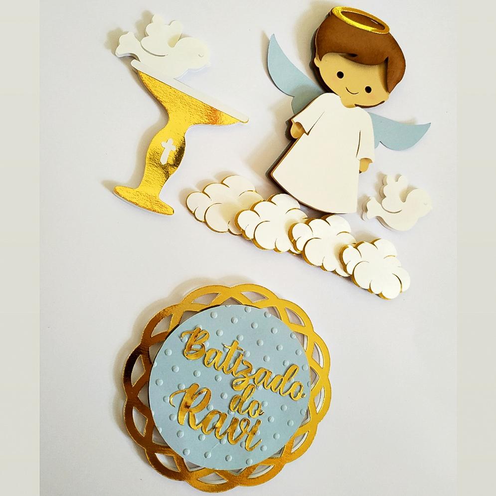 Arquivo Topo de Bolo batizado aninho