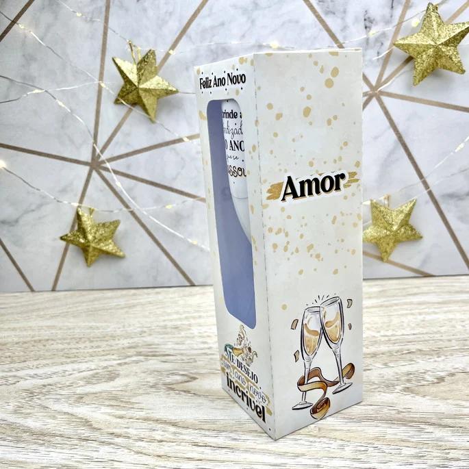 Arquivo de Corte Caixa para Taça Ano Novo