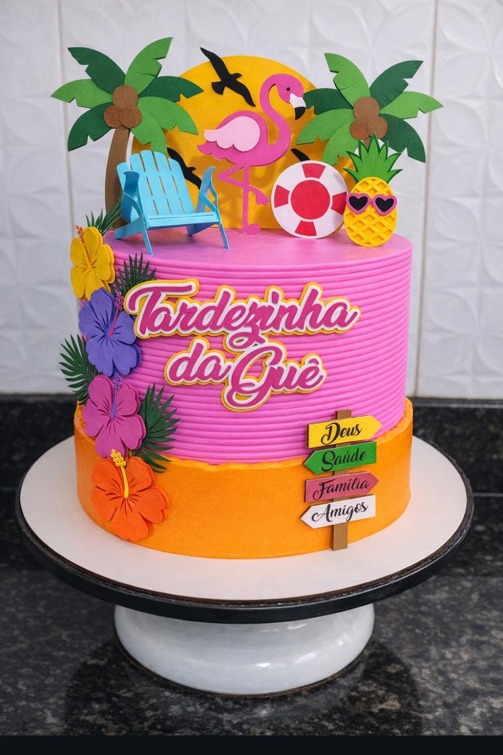 Arquivo de Corte Topo de bolo Tardezinha