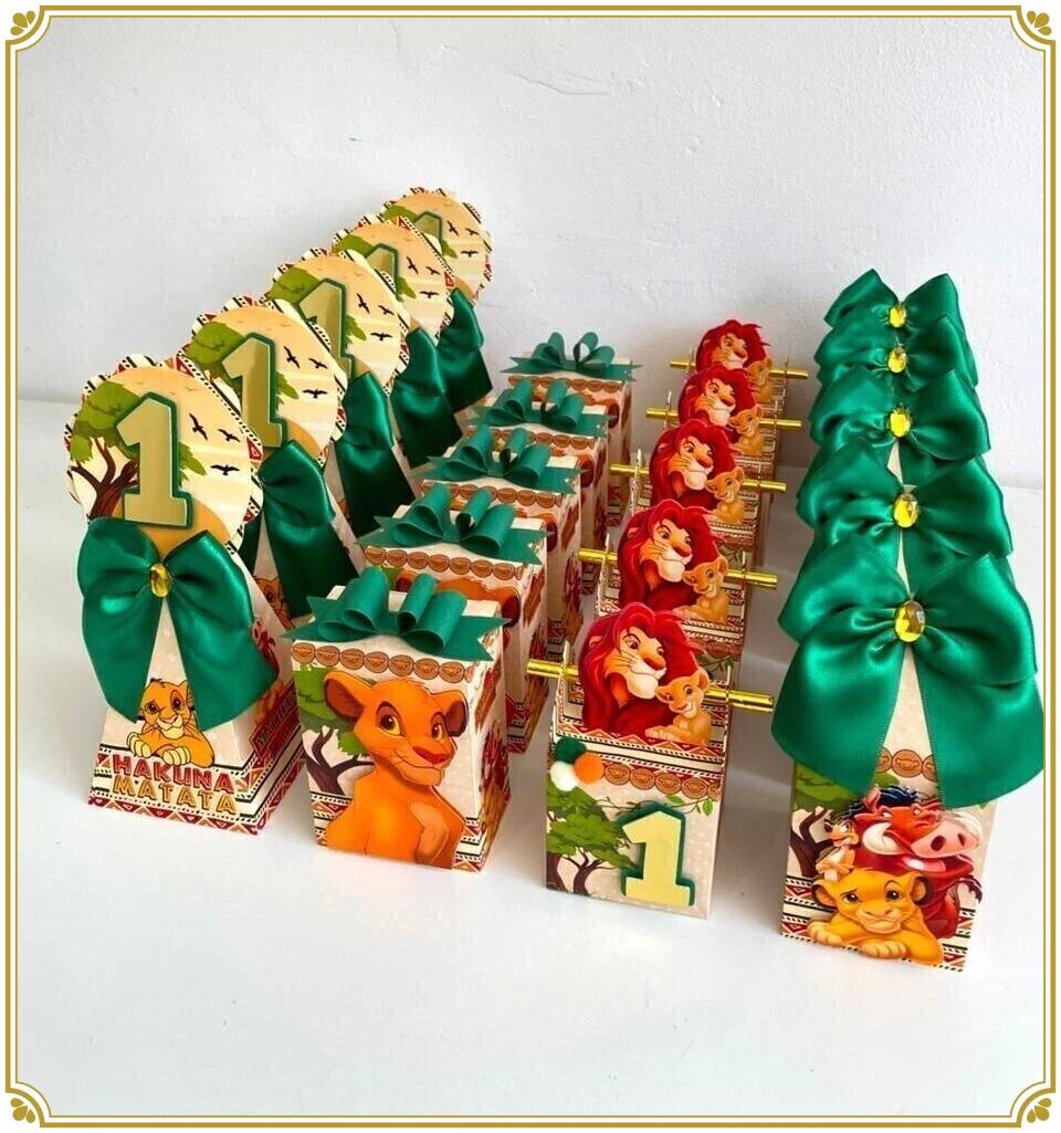 Arquivo de Corte kit caixas rei leao