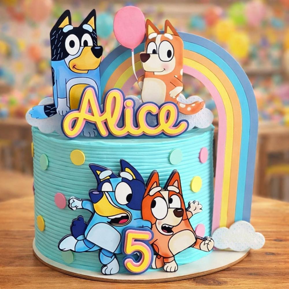 Arquivo de Corte Topo bluey